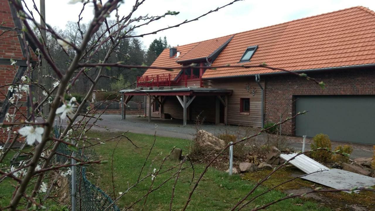 Ziegeleihof Inmitten Von Wiesen Und Waeldern Degenershausen Buitenkant foto